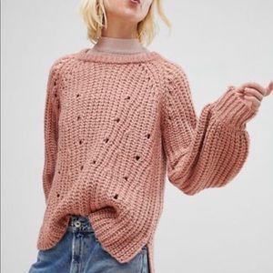 ASOS Oversized style chunky ribbed knitted sweater
